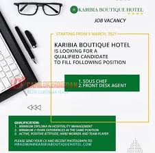 5 lowongan kerja terbaru di surabaya, ada startup hingga hotel! Lowongan Kerja D3 S1 Di Karibia Boutique Hotel Medan Maret 2021