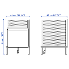 I'd recommend the bekant to anyone needing a way to store devices that require proper airflow like a nas or even small desktop computer. Bekant Storage Unit On Legs Mesh Black 16 1 8x24 Ikea