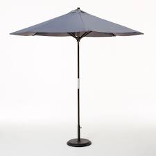 Round Wooden Umbrella West Elm 200 8 Foot Patio Modern Outdoor Umbrellas Patio Umbrellas