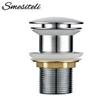 smesiteli bathroom sink drain brass