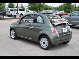 Olive Green Fiat Fiat 500 Groen