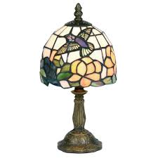 Artificial bird shaped table lamp, bedside wall desk lamp night light for adults kids, bedrooms, living rooms, office decoration. Oaks Tiffany Humming Bird Bedside Lamp Ot 50 Hb Tiffany Lighting Direct