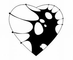 This black tattoo, pictured on the wearer's forearm, shows a simplified flower with seven petals that could be interpreted as a lotus flower or a male marijuana leaf. Black And White Tattoos Lovetoknow