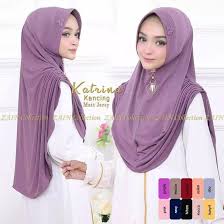 Cocok nih, tampil kalem nan elegan untuk ootd ke kondangan ataupun ke mall. Katrina Bergo Series Warna Purple Khimar Syari Jilbab Syari Hijab Syari Khimar Oneto Lazada Indonesia