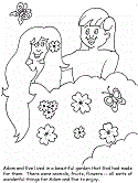 You could also print the image while using the print button above the image. Adam And Eve Coloring Pages