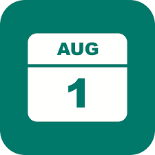 Unless otherwise stated, all events and activities start this ultra weekend will start on friday, july 30th, at 2:00 utc, and will last until monday, august 2nd. August 1st Date On A Single Day Calendar 498855 Vector Art At Vecteezy