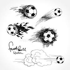 Football Sketch Stock Vector Affiliate Sketch Football Vector Stock Ad Soccer Drawing Ball Drawing Sketches
