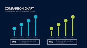 Blue Green Color Comparison Chart Business Templates