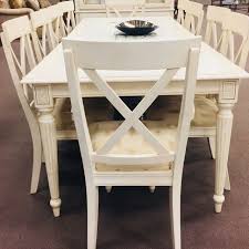 Ethan Allen Swedish Home Collection Rectangular Dining Table With 10 Chairs 8 Side 2 Arm 2 Leaves 18 Ea Lightly Swedish House Dining Table Chairs Chair