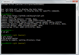 Git bash is command line programs which allow you to interface with the underlying git program. Git For Windows
