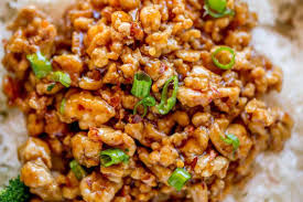 Ground Orange Chicken Fresh Harvest Orange Chicken Harvest Recipes Stuffed Peppers