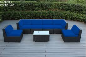 It takes about 5 extra business days to receive it. Ohana Outdoor Wicker Patio Furniture 7 Piece Sectional Conversation Set With Select Sunbrella Colors