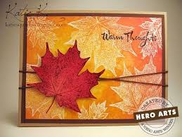 Add a little always artichoke and plenty of whisper white and you have a special fall card! Beautiful Autumn Card Make A Cased Card With Su Fantastic Foliage Stamps Fall Cards Thanksgiving Cards Handmade Leaf Cards