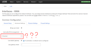 Maybe you would like to learn more about one of these? Lede 17 01 Lack Of Description About Ipv6 Option Issue 2489 Openwrt Luci Github