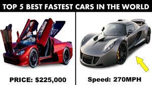 Top 5 Best Fastest Cars In The Whole World Ever Top Speed Cars In 2020 Fast Cars Hennessey Venom Gt Hennessey