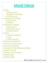 I created this list of easy dinners to help busy families eat together at home without stress. My New Years Resolution Accountability Check In Refined Rooms Blog