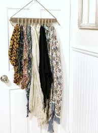 We've collected a number of diy scarf tutorials that work well for beginners or advanced crafters. Easy And Inexpensive Hanging Scarf Organizer