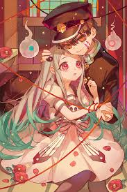 Said to occupy the third stall of the third floor girls' bathroom in th. Jibaku Shounen Hanako Kun Toilet Bound Hanako Kun Fanart Page 2 Zerochan Anime Image Board