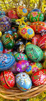 The eggs and jellybeans easter wallpaper features plastic easter eggs that are cracked open to reveal a colorful rainbow of jellybeans. Easter Egg Wallpaper Iphone X Wallpapers Free Download