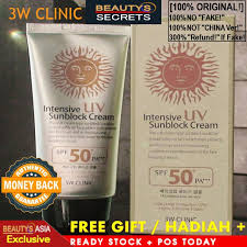 But we have found comedogenic components, fungal acne feeding. Superdeal 3w Clinic Intensive Uv Sunblock Cream Spf50 Pa With Makeup Base 70ml Shopee Malaysia