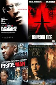 This article was originally published in 2018 and has been updated to include the actor's most recent work. Amazon Com Denzel S Greatest Thrillers Inside Man Crimson Tide Courage Under Fire The Manchurian Candidate 4 Dvd Bundle Feature Film Pack Denzel Washington Denzel Washington Movies Tv