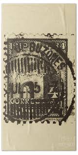 Tan Mark Bath Towel by Brian Drake