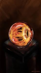 Lord of the rings tarot: Artstation Palantir Julio Cesar Brito Gardona