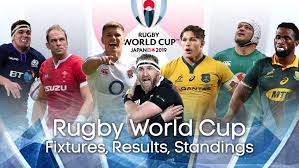 Rugby World Cup 2019 Fixtures Results Groups Standings