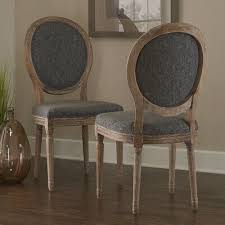 Kathlene Upholstered King Louis Back Side Chair Dining Chairs Side Chairs Solid Wood Dining Chairs