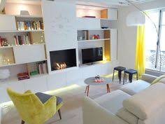 Amenagement Salon Design Avec Cuisine Ouverte Amenagement Salon Decoration Salon Design Agencement Salon