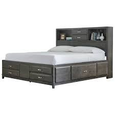 More buying choices $576.84 (3 new offers) Vendor 3 Caitbrook B476 65 64 98 Queen Captain S Bed With Bookcase Headboard Becker Furniture Captain S Beds