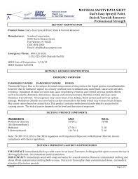 Material Safety Data Sheet Dad S Easy Spray Paint Stain