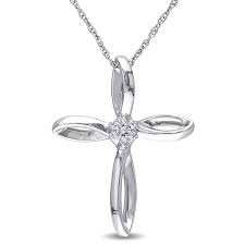 Our Best Necklaces Deals White Gold Cross Necklace Diamond Cross Necklace Gold Modern Cross Necklace