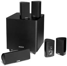 Polk Audio Rm6750 5 1 Channel Home Theater Speaker System Set Of Six Black Free Image Download