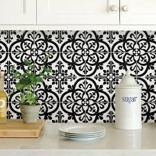 Wallpops Avignon Black And White Peel And Stick Backsplash Etsy In 2021 Stick On Tiles Peel Stick Backsplash Peel And Stick Tile