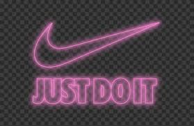 See more ideas about pink nike shoes, pink nikes, nike shoes. Hd Pink Outline Neon Nike Text Logo Png Citypng