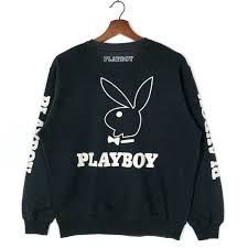Playboy brown logo cropped sweatshirt. Pin On Outfits