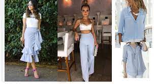 Açık mavi ya da kobalt mavisi ile beyaz renk, sihirli bir uyum içindedir. Acik Mavinin Ustune Hangi Renk Gider Tarz Kadin