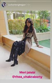 Actress pens an emotional tribute featured rhea chakraborty rhea chakraborty instagram ssr sushant singh rajput featured Sushant Singh Rajput Makes His Relationship With Rhea Chakraborty Instagram Official Bollywoodbio Sweden