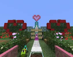 In this minecraft valentine's day building tutorial, i will show you how to make 7 unique decorations. Sanctuarymc On Twitter Our Valentines Day Build Contest Is Well On Its Way We Have 5 Days Left To Build And Submit And Bunnie Rabbit Has Just About Completed Her Oasis Come See