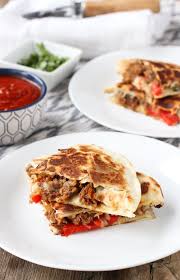Italian Sausage Quesadillas My Sequined Life Italian Sausage Recipes Hot Italian Sausage