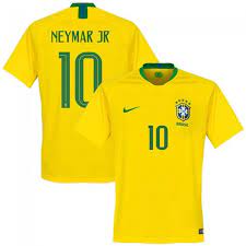 Brazil Home Neymar Jr 10 Shirt 2018 2019 Official Printing Neymar Jr Neymar Neymar Barcelona