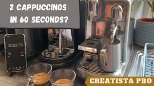 Coffee machine nespresso reviews creatista pro vs creatista. Nespresso Creatista Pro Can You Make 2 Cappuccinos In 60 Seconds Nespresso Machine Reviews Youtube
