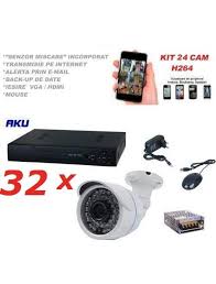 Camerele de supraveghere cele mai folosite sunt cele de exterior. Kit Supraveghere Video Aku 32 Camere 1200tvl 1280x960 Pixeli Dvr 32 Canale H264 Interior Exterior Carcase Metalice Gigant Iesire Internet Cu Vizualizare Pe Telefon Mobil Tableta Desktop La Preturi Ieftine