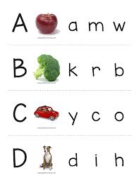 Each row contains an uppercase letter and . Uppercase And Lowercase Letter Matching Clip Cards Gift Of Curiosity