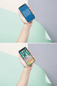 Placeit Iphone 11 Pro Mockup Of A Hand Holding An Iphone Over A Colorful Background Iphone Mockup Colorful Backgrounds Iphone