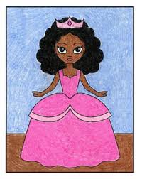 How To Draw A Princess Art Projects For Kids