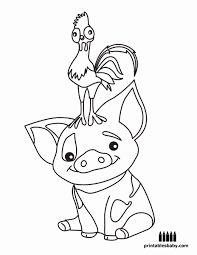 Pua and heihei are sure to steal your hearts with their adorable humorous antics in moana. Disney Coloring Pages Moana Fresh 13 Fresh Moana Coloring Pages Free Printable Disney Coloring Pages Moana Coloring Pages Moana Coloring