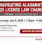 Navigating Alabama's 2025 License Law Changes