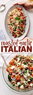 Add a pinch of salt. Roasted Garlic Italian Couscous Salad Recipe Little Spice Jar